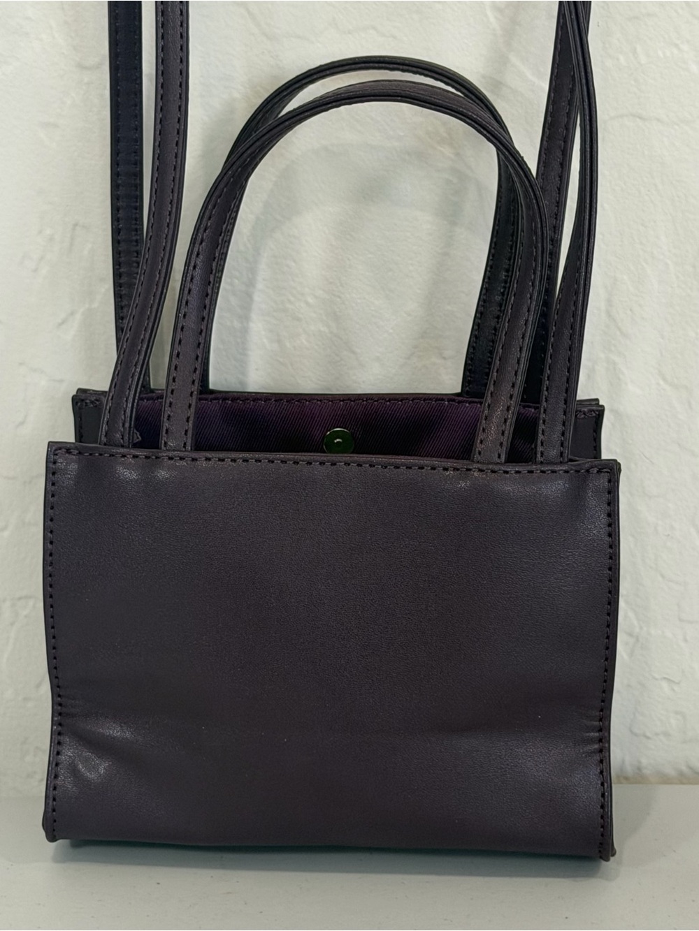 Telfar Small Shopper Bag Eggplant - Picture 3 of 10